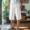 Casual Fashion Loose Men's Cropped Shorts Summer Shorts Beach Pumping Straight Pants Solid Color Comfortable Outdoor
