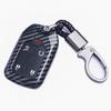 For GMC Key Fob Cover, Carbon Fiber Pattern Key Case for 2017-2022 2023 2024 Suburban Tahoe Silverado 1500 GMC Yukon XL Acadia Terrain Sierra 1500