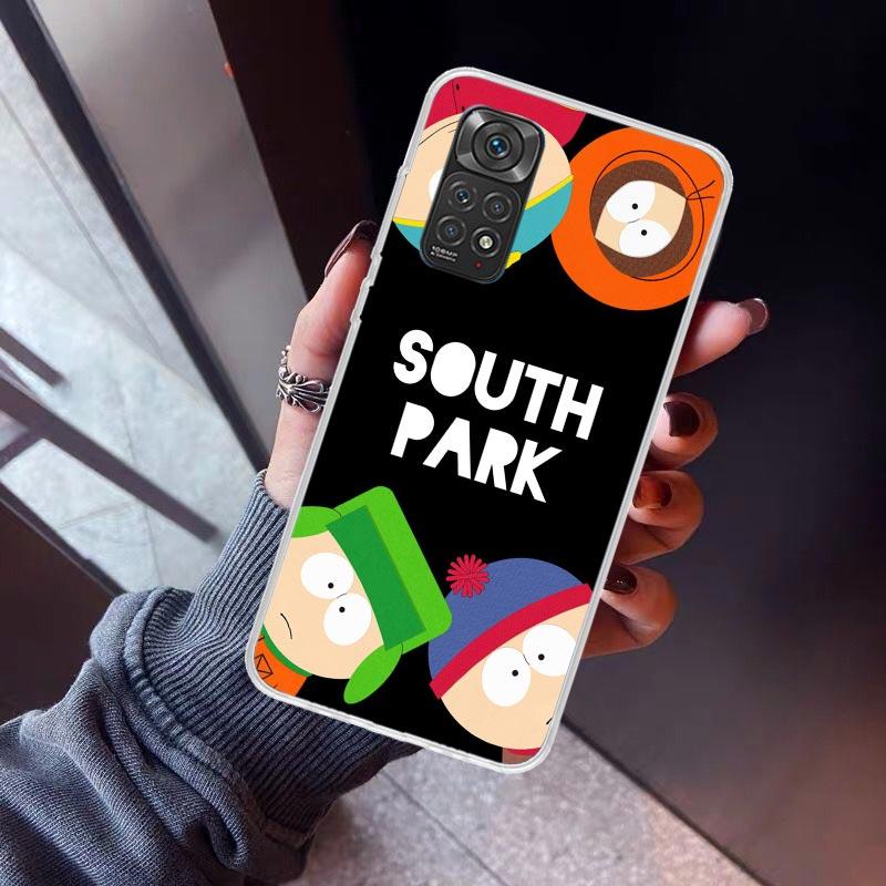Cartoon S-South P-Parkes Phone Case For Xiaomi Redmi Note 10 11 12 13 14 15 Pro Plus 11S 12S 14S 11T 11E 10S Soft TPU Back Cover