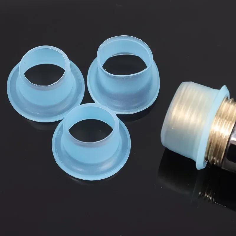400Pcs Silicone Faucet Leak-proof Sealing Gasket Pipe Triangle Valve Washer Tap Hose Prevent Dripping   Leakage Plug Teflon Ta