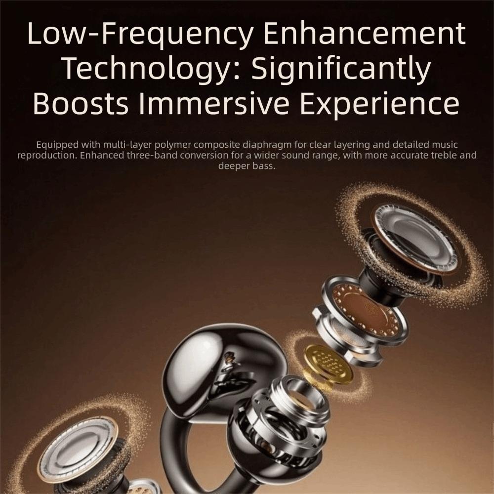 Semi-in-ear Bluetooth Earphones Heavy Bass True Wireless Headphones New Wireless Earbuds Daily Use
