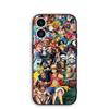 Cover for Apple iPhone 16 15 14 11 Pro Max 6 7 8 Plus + SE2 SE3 SE 2022 2020 8+ Phone Case Luffy One Pieces Zoro Sanji