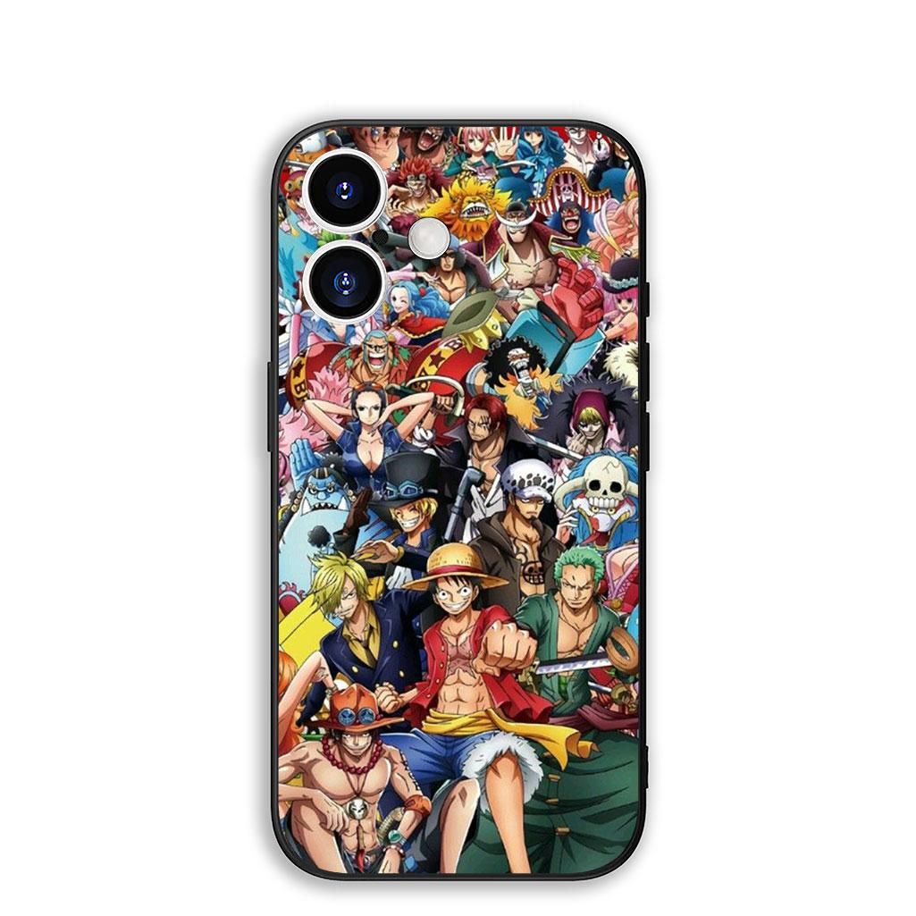 

Cover for Apple iPhone 16 15 14 11 Pro Max 6 7 8 Plus + SE2 SE3 SE 2022 2020 8+ Phone Case Luffy One Pieces Zoro Sanji iPhone (7)(8)