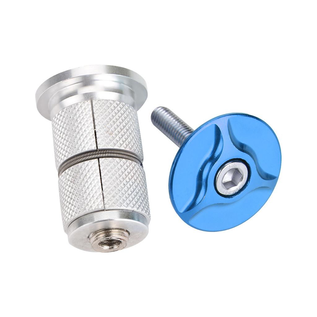 Aluminum Alloy Stem Headset Top Cap Bike Fork Expander Bung 1 1.25inch