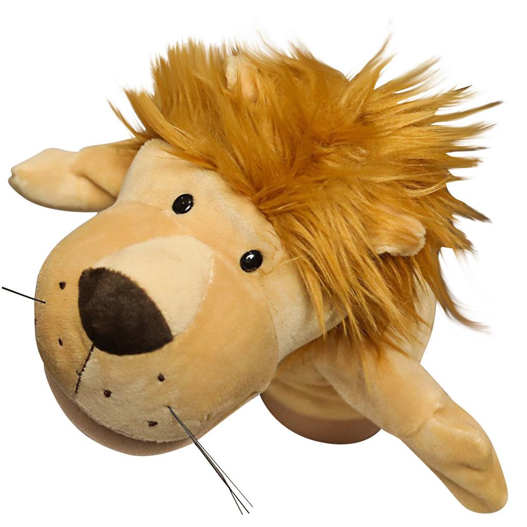 Multiple Animal Hand Puppet Toys, Large Single Plush Gloves, 9.8 Inches, Kindergarten Early Education Supplies, Cats, Cows, Lions,1pc,