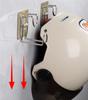 3Pcs Motorcycle Helmet Holder Hook Jacket Bag Display Rack Wall Mount Hanger