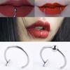 Hole-free False Lip Nail Lip Ring Medical Titanium Steel Diaphragm Piercing Lip Clip False Piercing Body Clip Lip Clip