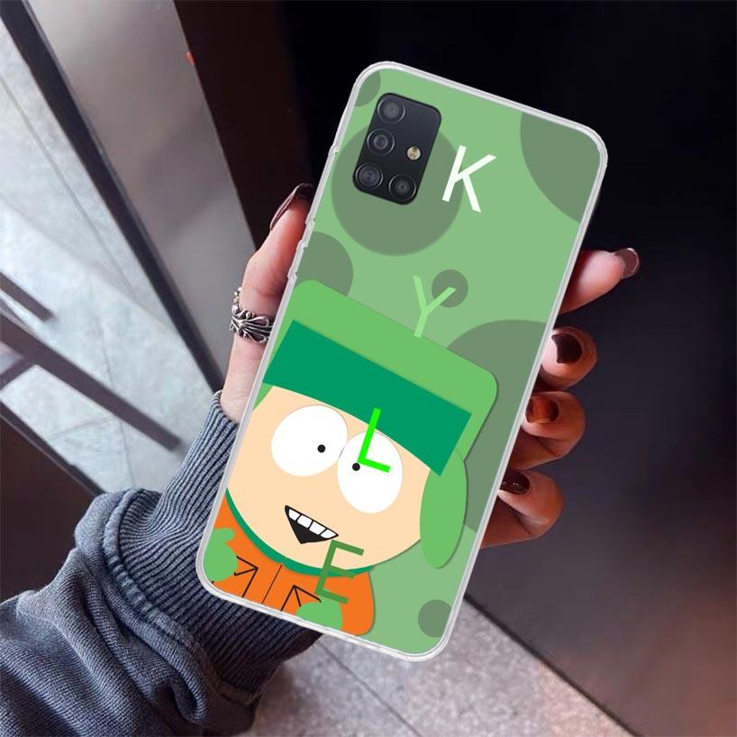 Cartoon S-South P-Parkes Phone Case For Samsung Galaxy A52 A51 A50S A32 A22 A12 A02S A72 A71 A31 A70 A30S Note 20 Ultra 10 Plus