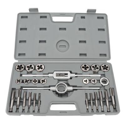 Tap Die Set Metric M5?M16 Coarse Fine Teeth Threading Tool Kit with Complete Accessories