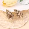 Vintage Vintage Medieval Beach Imitation Pearl A variety of unique conch shapes, beach vacation style stud earrings