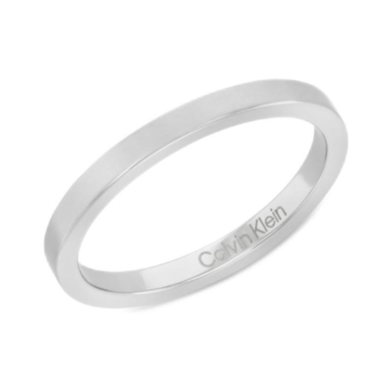 Calvin Klein Simple and elegant trio steel ring same style for men and women 23129600 35000794-Trio Stacking Rings E
