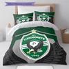 PFC Ludogorets Razgrad Bedding Quilt Set Quilt Cover Pillowcase Home Decoration Birthday Gift (1 * Duvet Cover + 2 * Pillowcase, Without Core)