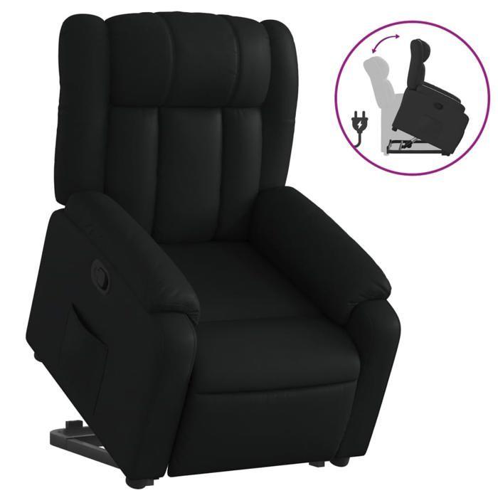 VidaXL Recliner Armchair, Relaxation Chair with Backrest, Seat with Armrests, Living Room TV Armchair, Modern, Black 3205264