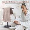 Stainless Steel Towel Rack Free Standing T-Shape Towel Bar Rack Bath Towel Bar Stand For Bathroom Kitchen Vanity Countertop