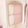 Wall-Mounted Foldable Hanging Storage Bag, Compression Mesh Bag for Down Jackets & Large Items, Space-Saving Wardrobe Organizer