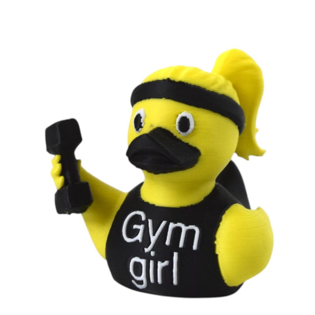 3D Printed Duck Ornament - Creative Fitness Series for Desktop Prank Party