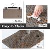 Pet Feeding Mat-Absorbent Pet Placemat Rubber Backing Quick Dry Water Mat For Dog Cat For Food And Water Bowl With Waterproof