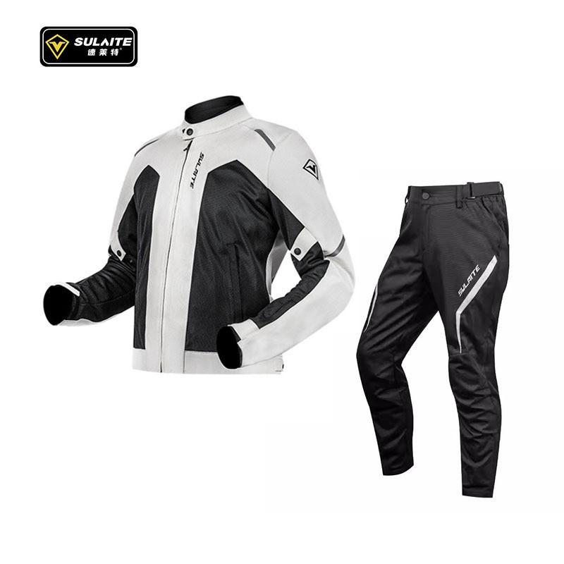 Men Women Motorcycle Riding Jacket Breathable Mesh Touring Gear Street Bike Off-Road Cycling