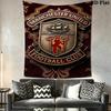 Manchester Crest Smoke Tapestry Wallmounted Fashion Print Home Decor Wall Covering Decoration Atmospheric Background Cloth