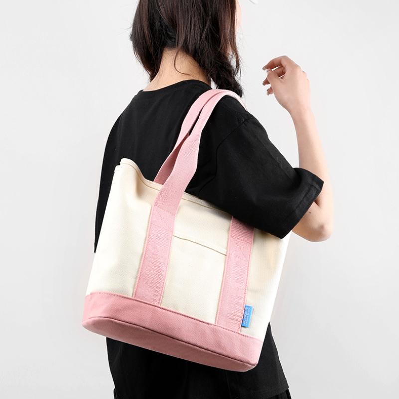 Canvas Bag Multi-pocket Cross-body Female 2024 New Mom Small Leisure Travel Small Shoulder Bag