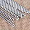 50pcs Stainless Steel Barbecue Sticks Skewer BBQ Meat Kebab Kabob Needle 35cm