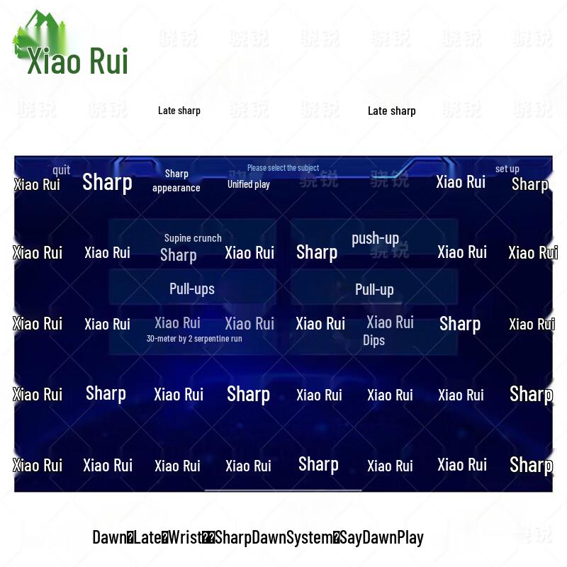 Xiaorui Smart Physical Assessment & Sports System