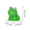 50Pcs Miniature Resin Frog Figurines Miniature Landscape Miniature Garden Frog Ornaments Frog DIY Craft Decorative Ornaments