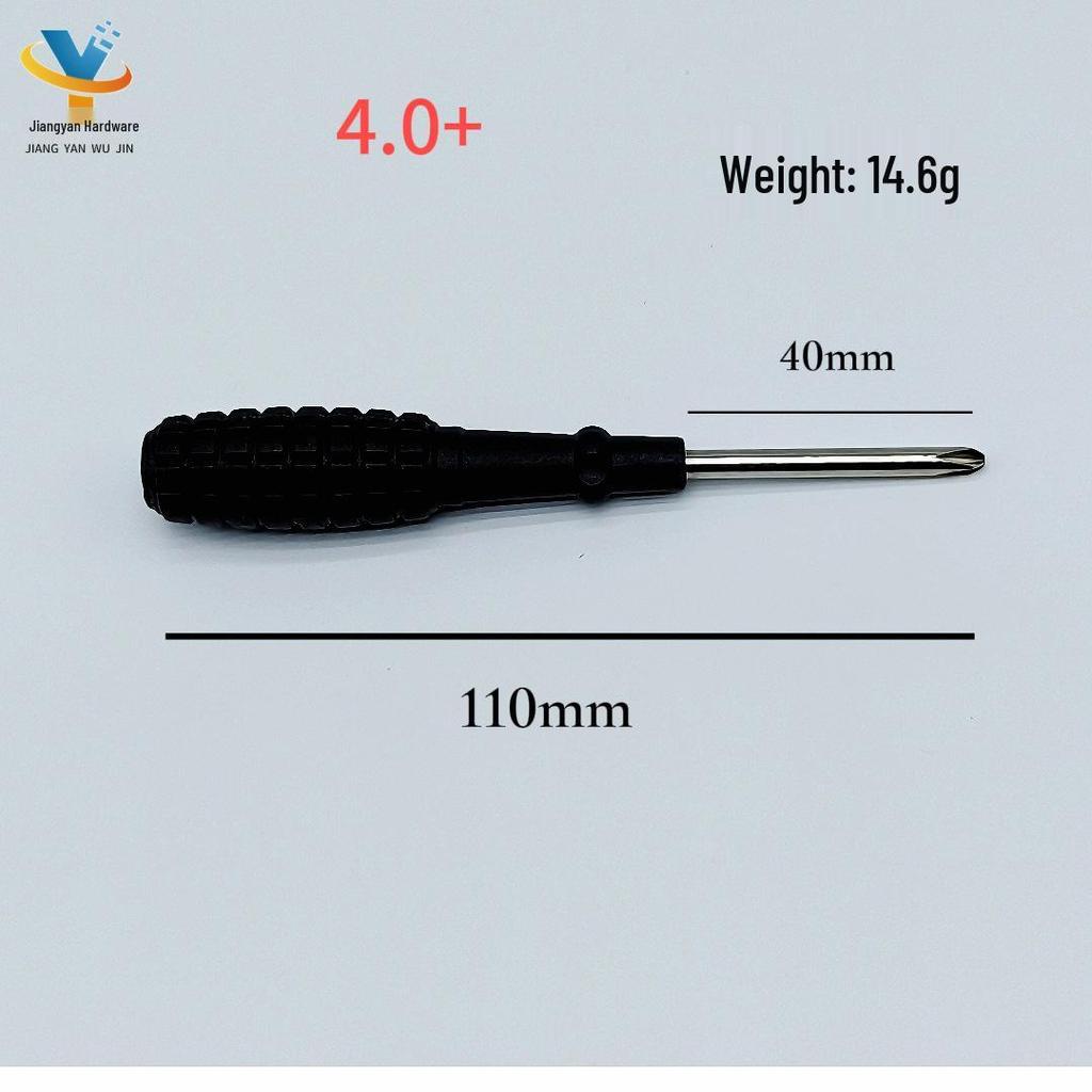 3.0/4.0 Cross Black Transparent 2-inch Screwdriver for Furniture, Toys, and Appliances