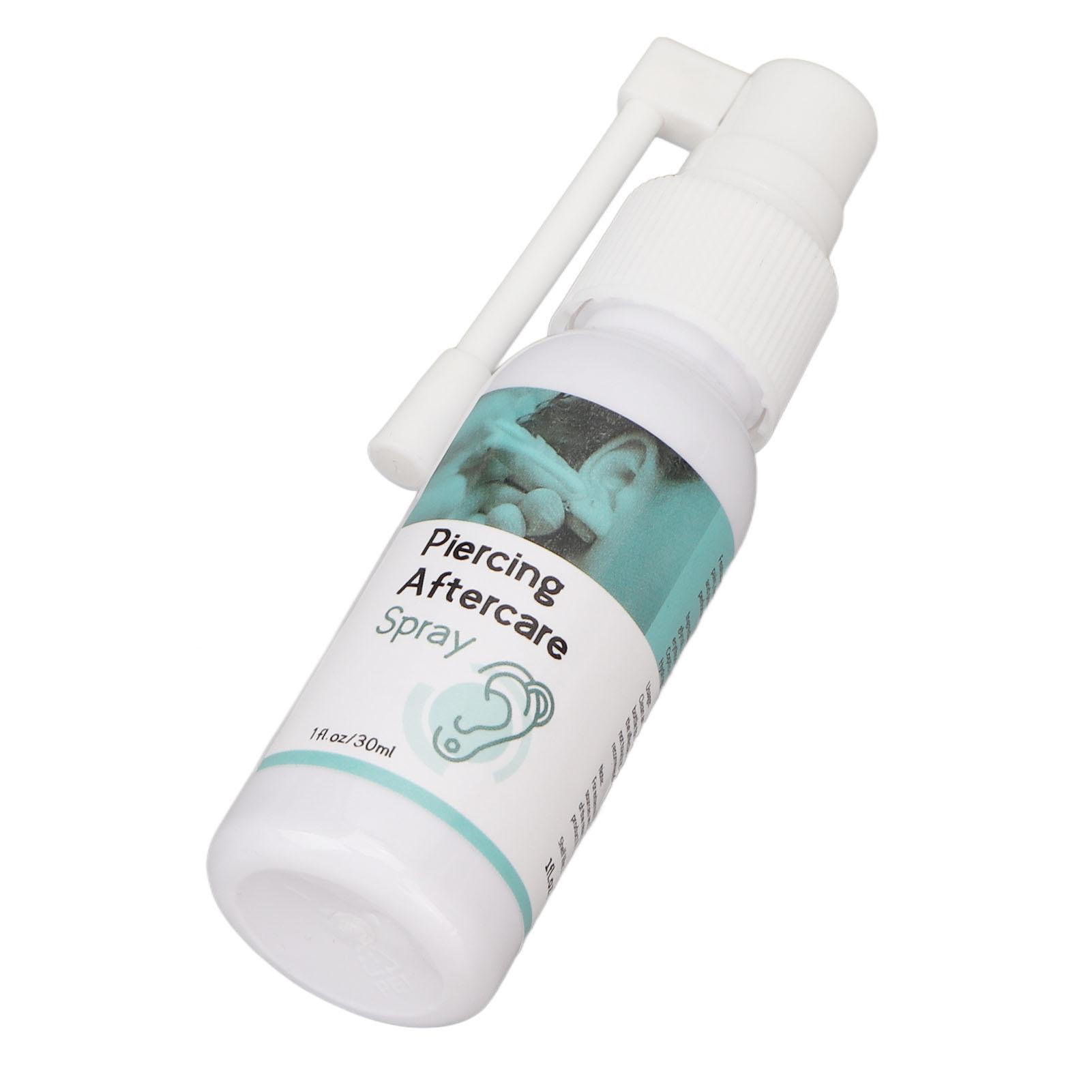 

2 шт. 30 мл спрей для ухода за пирсингом, снимающий отек, удаление запаха, очищающий раствор для ушных отверстий