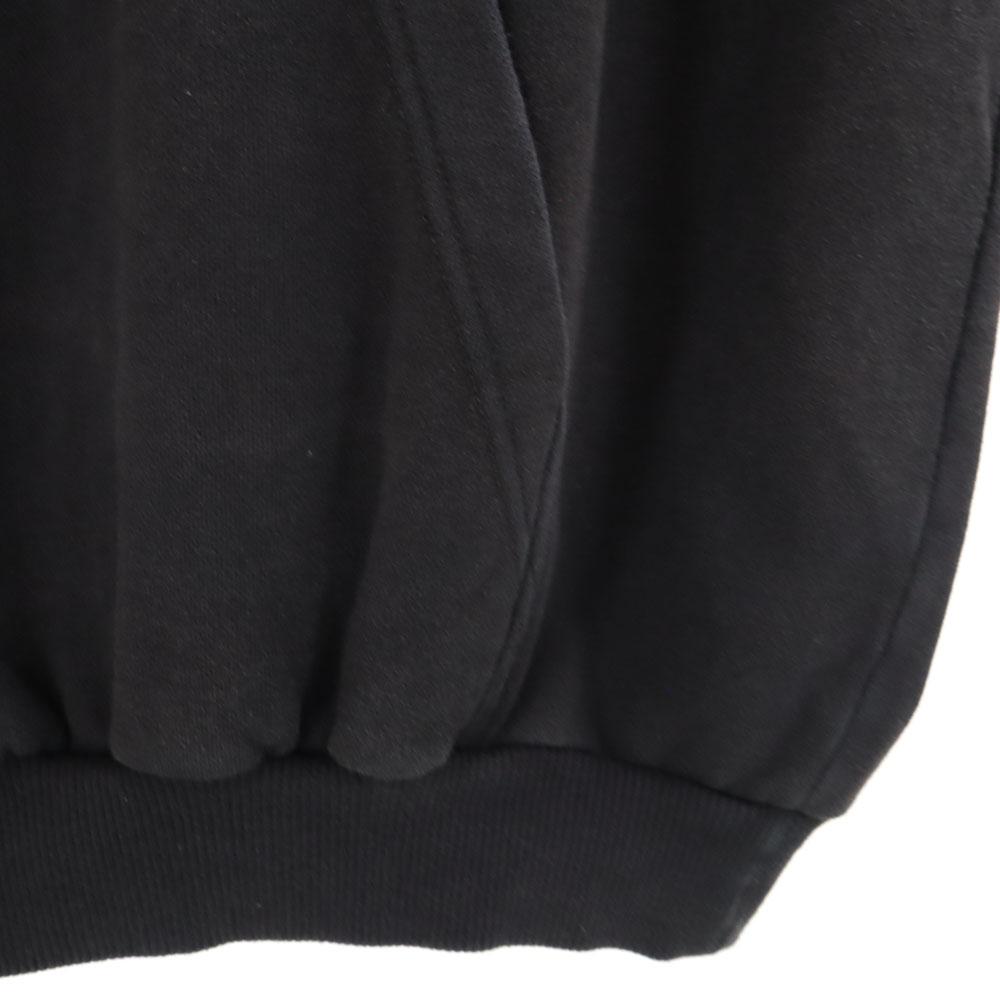 Reebok 90s Old Back logo Long sleeve Sweatshirts 2 black Back brushed Men's Used