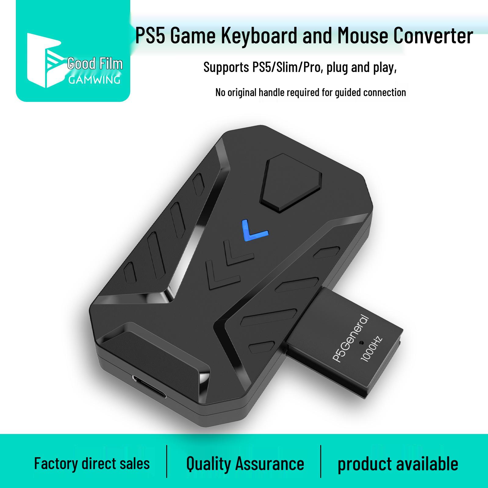 

Gamwing-Master-P5: PS5 Plug & Play Keyboard and Mouse Converter Master-P5 Converter