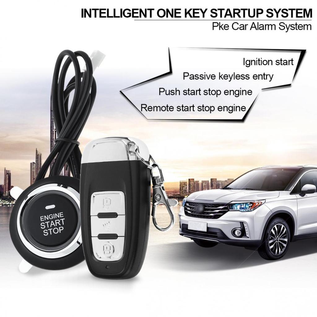 Remote Initiation Device Car Smart Alarm Remote Initiating System PKE Start Stop Engine System ...