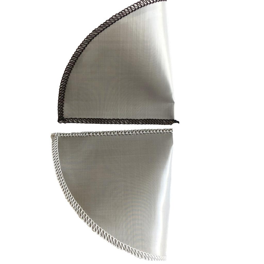 Fine Mesh Coffee Filter Paperless Reusable Pour Over Coffee Filter Stainless Steel Strainer Kitchen Coffee Drip Filter