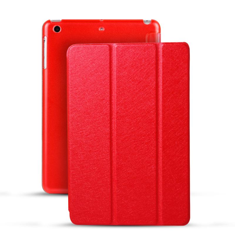 Silk pattern three-fold anti-drop iPad protective case painted pattern tablet protective leather case custom logo