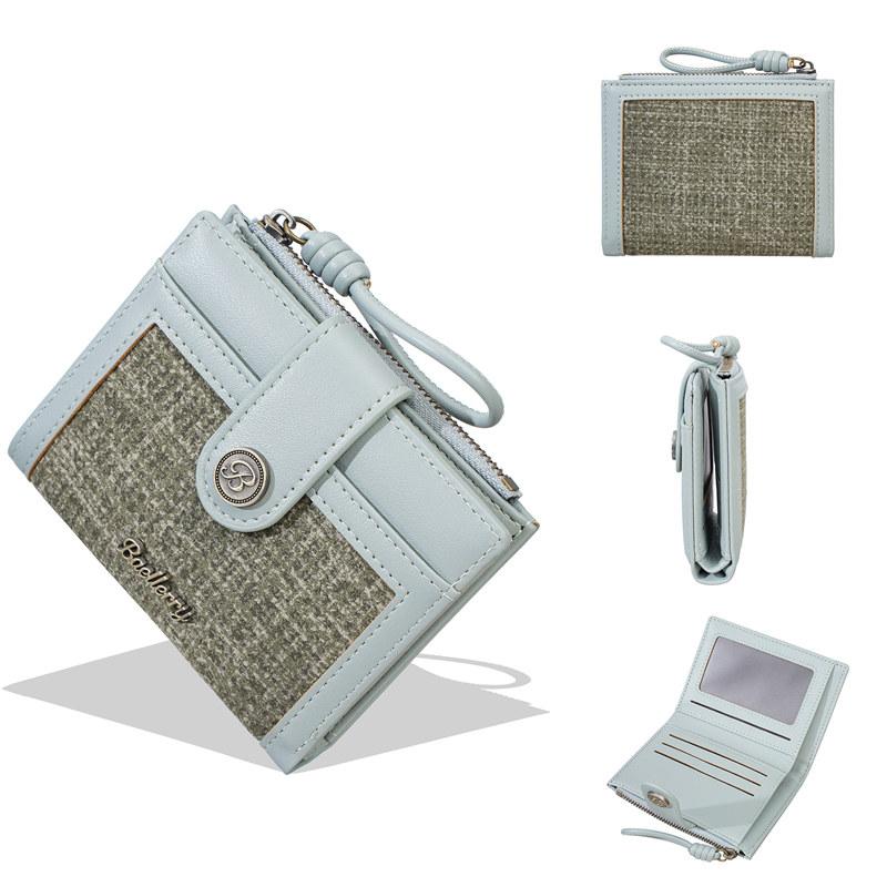 Baellerry Casual Short Wallets for Women Fashion Card Holder Money Pack GZW