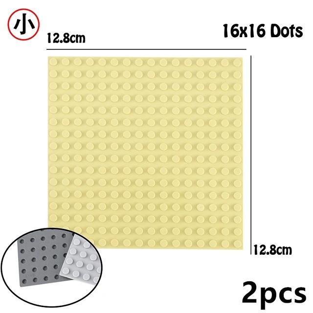 City Classic 32x32 32x16 16x16 Dots Baseplate Road Plate Straight Curved River Baseplate Assembly Block Figures Building Blocks