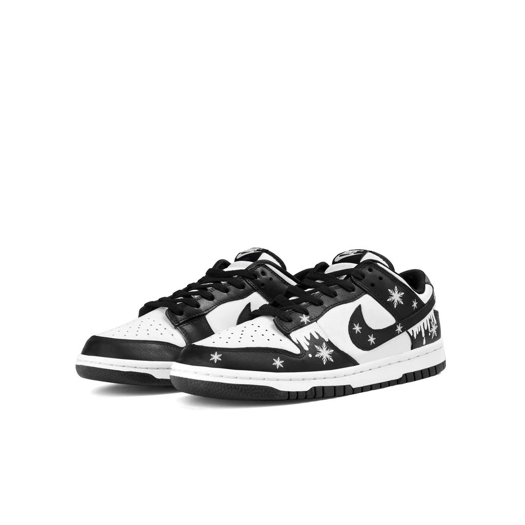 Nike Dunk Abrasion Resistant Low Top Skateboard Shoes Unisex Black HF5441-100(Team825-)