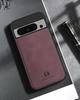 Custodia in pelle PU opaca per Google Pixel 8 Pro 7 Pro 7A 6A Supporto per auto in metallo incorporato Cover posteriore antiurto per Pixel 8Pro 7Pro