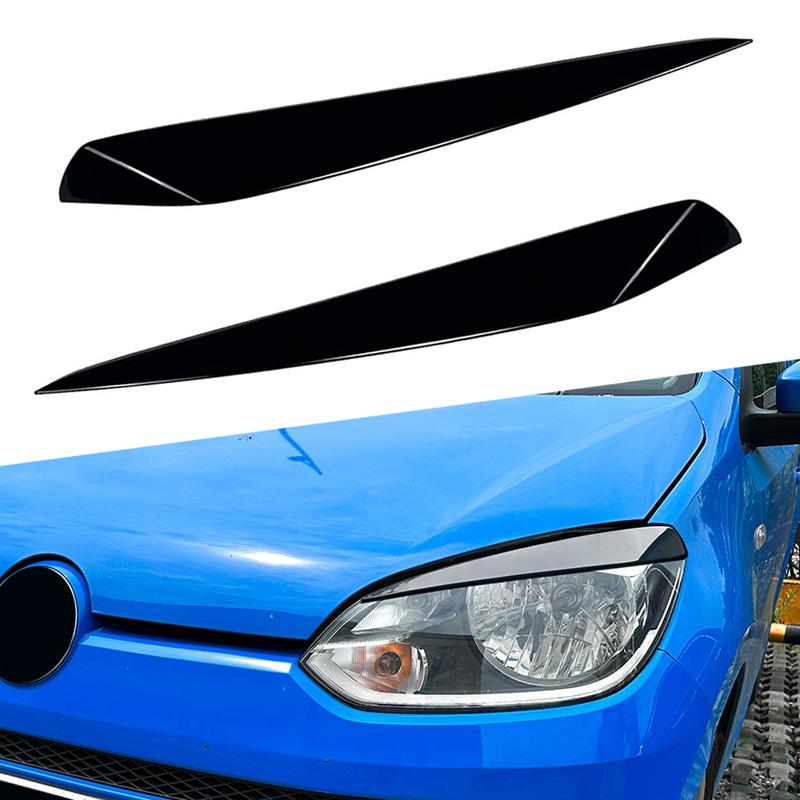 Decorazione Sopracciglio Fari Auto in Plastica ABS Per VW UP 2011 2012 2013 2014 2015 Adesivo Trim Copertura Fari Accessori