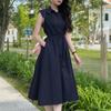 ZANZEA Women Casual Turn Down Collar Elegant Sleeveless Dress