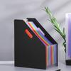 Multilayer Expanding File Folder School Office Stationery Storage Bag Slanted Vertical Organ Bag