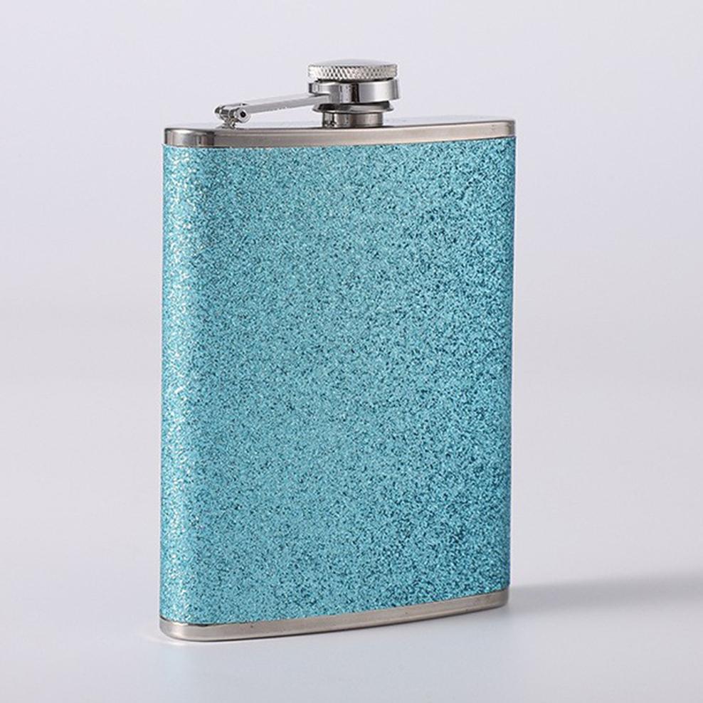 8oz Stainless Steel Hip Flask, Outdoor Portable Flat Flagon, European Style Men Women's Small Wine Bottle,  Liquor Jug,