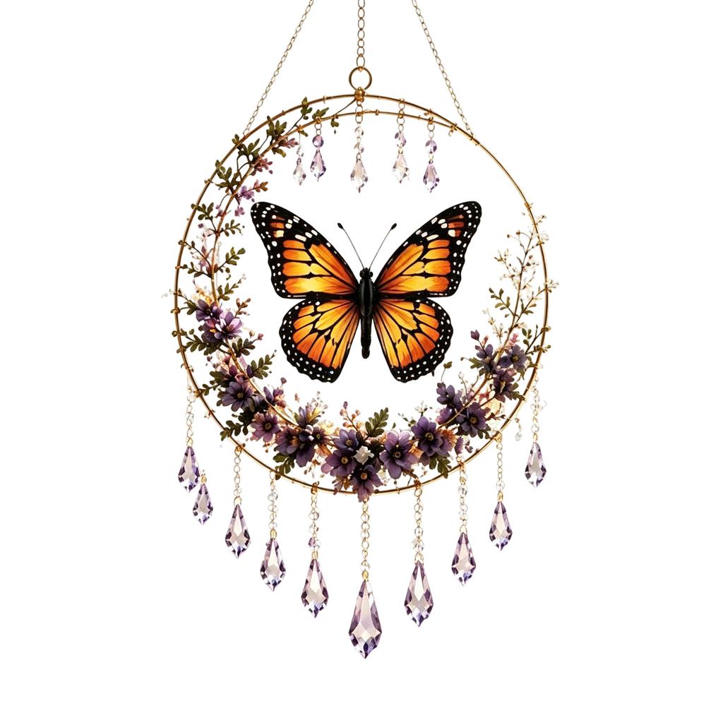 Acrylic Hanging Ornament for Garden Patio Outdoor Decor