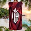 Bologna FC Druck Schnelltrocknendes Strandtuch Mikrofaser Saugfähig Tragbares Reise-Badetuch