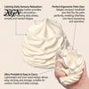 Stress Management Tool White Cream Squeeze Ball, Palm Kneading Toy, Soft Texture Decompression Hand Therapy Toy for Adults Kids, TPR Fidget