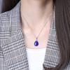 [COAI] Natural Lapis Lazuli Teardrop Birthstone Necklace for Women