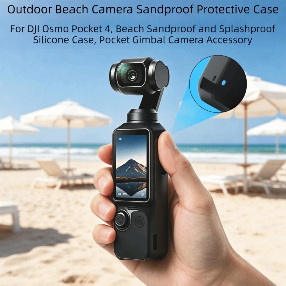 Silicone Screen Protector Lens Cover for DJI Osmo Pocket 4 Action Camera Accessories