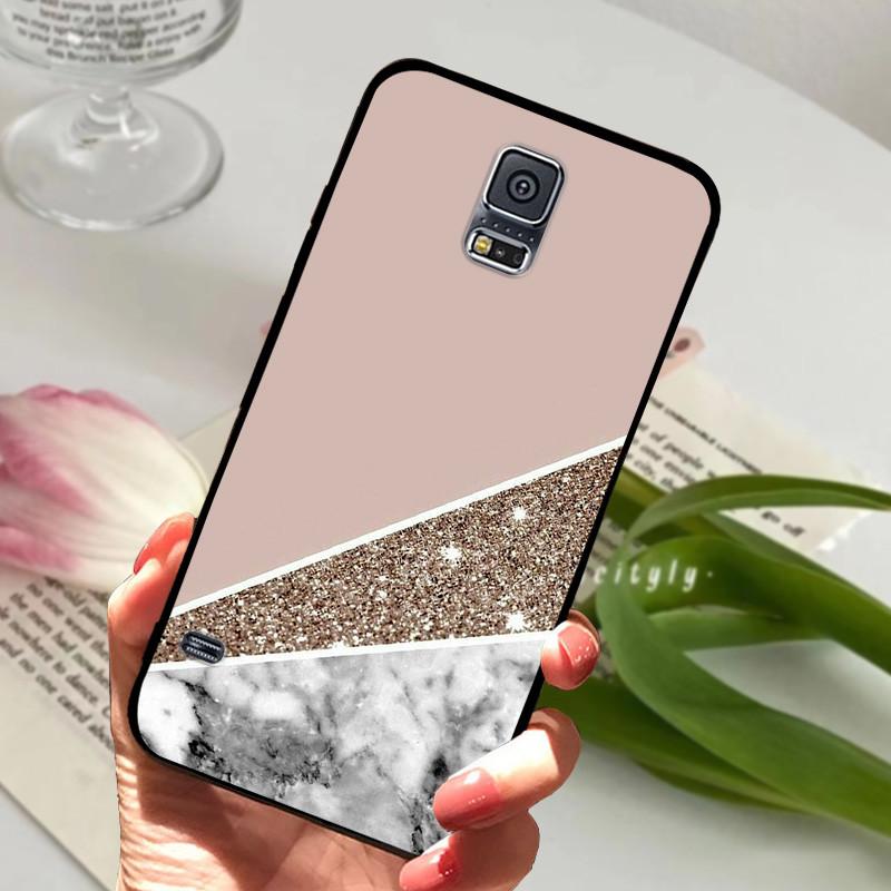 Für Samsung Galaxy S5 Hülle S 5 I9600 SM-G900F Niedliche Bemalte Silikon-Rückabdeckung Für Samsung S5 Hüllen G9006V Schutzhülle