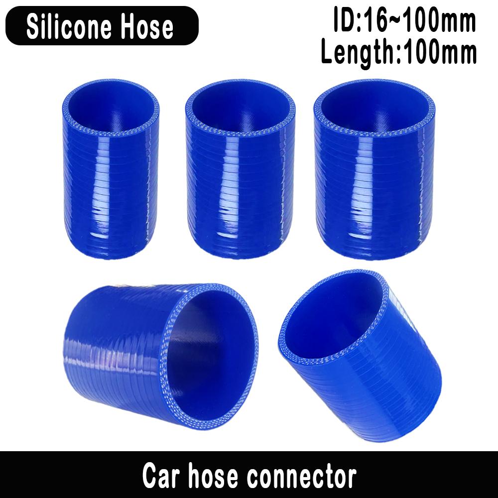 ID16~100mm Blue Universal Turbo Intake Silicone Pipe Intercooler Coupler Hose Length 100mm ID 45 48 50 55 60 63 65 70 75 80 Mm