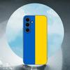 Ukraine Flag For Samsung Galaxy S25 S24 S23 Ultra S22 S21 Plus S20 Black Soft Silicone Protective Case
